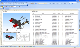 Work instructions viewed inside of Microsoft Excel Workbook