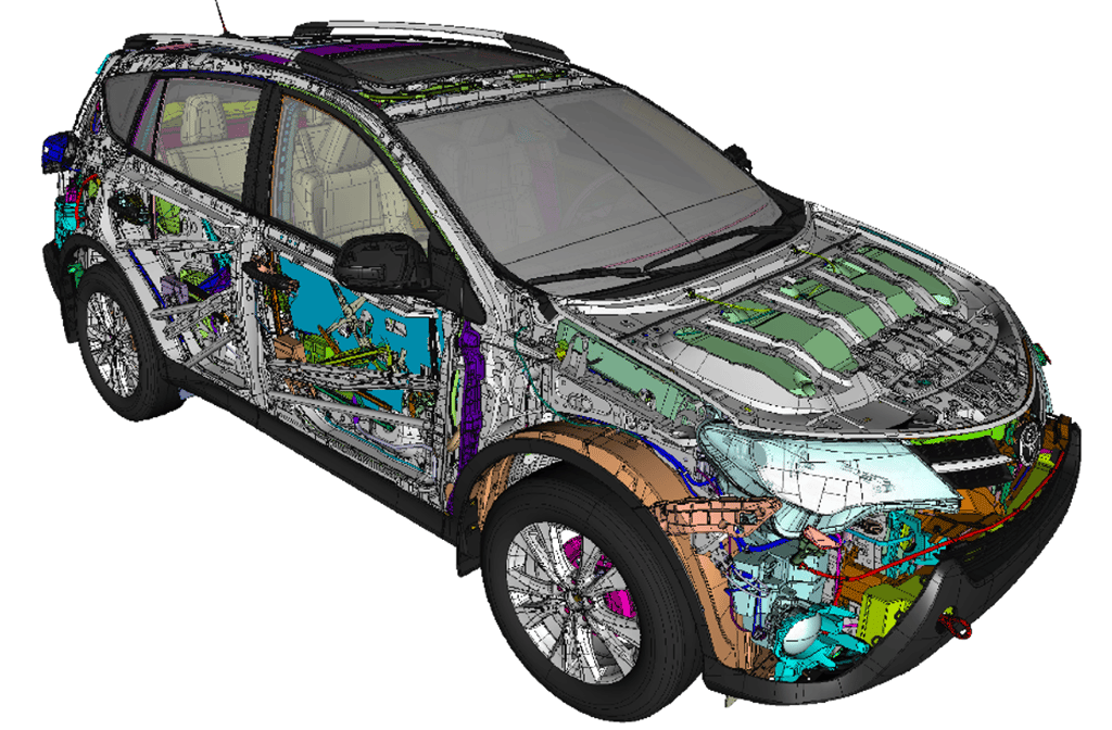 Full vehicle assembly - Courtesy of Toyota